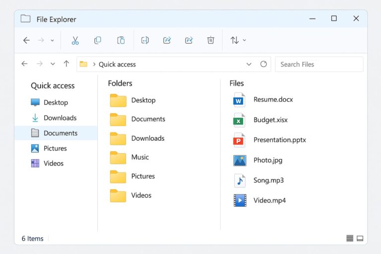 basic file and folder